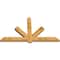 Ekena Millwork Kennewick Rough Sawn Timber Gable Bracket, Western Red Cedar, 84"W x 49"H x 4"D x 6"F, 14/12 Pitch GBW084X49X0406KEN00RWR - alternate 2